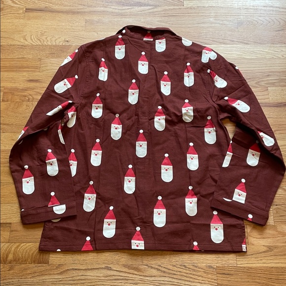 Hanna Andersson Adult Holiday Flannel Pajama Top UNISEX L - Picture 7 of 7